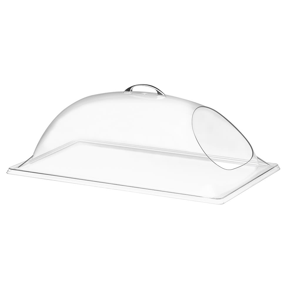 Cal-Mil 322-10 Dome Display Cover w/ 1 End Cut Out, 10" x 12" x 4 1/2" H
