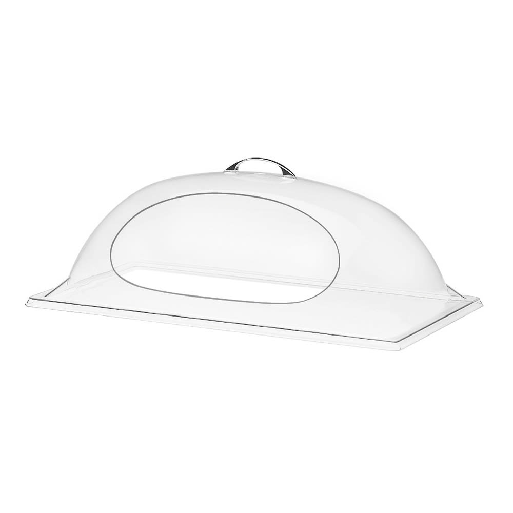 151-32412 Dome Chafer & Display Cover w/ 1 Side Cut Out, 12 x 20 x 7 1/2" H
