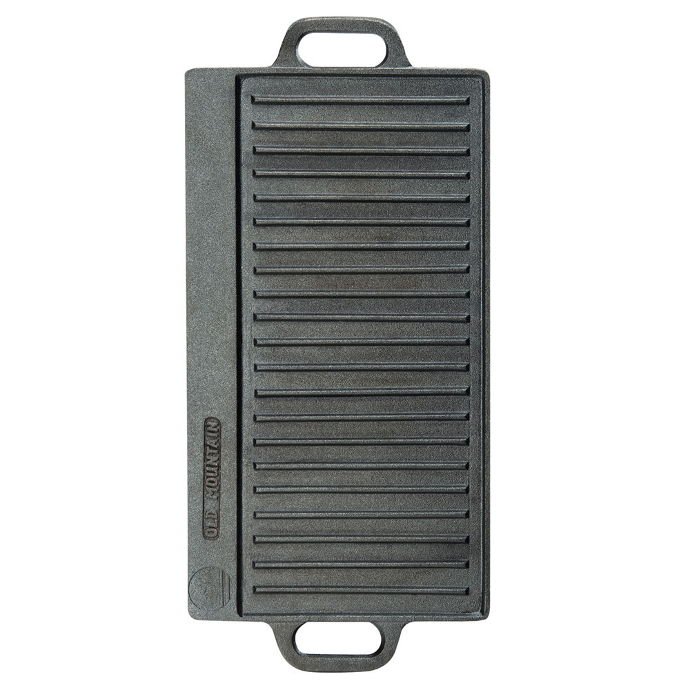 151-345155GRIDDLE Double-Sided Griddle Top w/ Handles - 16" x 9", Cast Iron