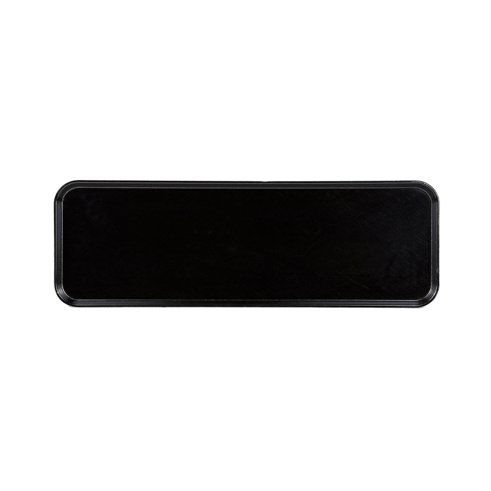 144-826MT110 Rectangular Market Display Tray - 8 1/4" x 25 1/2" x 3/4", Black