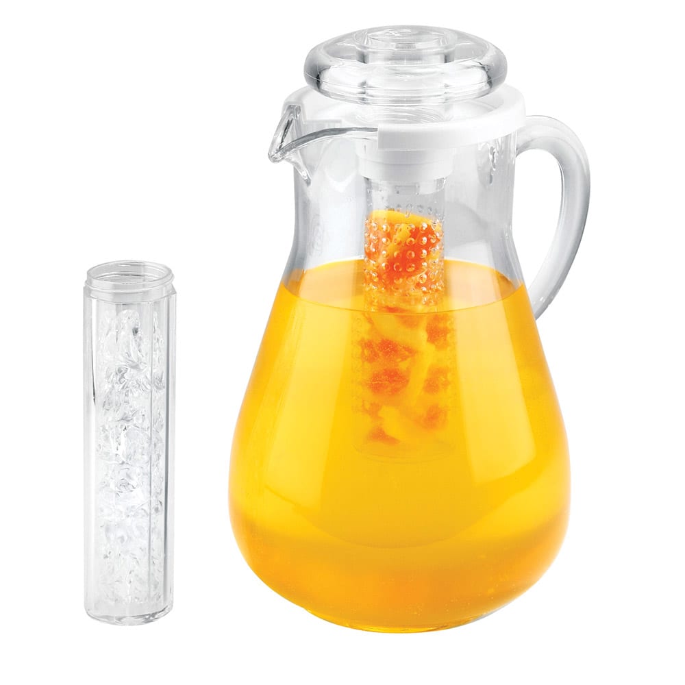 151-JC102 96 oz Acrylic Pitcher w/ Infusion Chamber, Clear