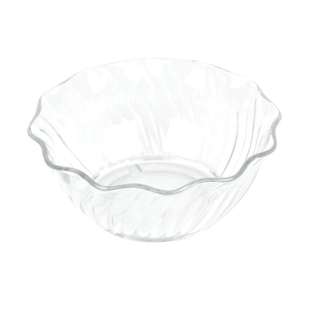 144-SRB13CW148 13 oz Swirl Bowl - Plastic, White