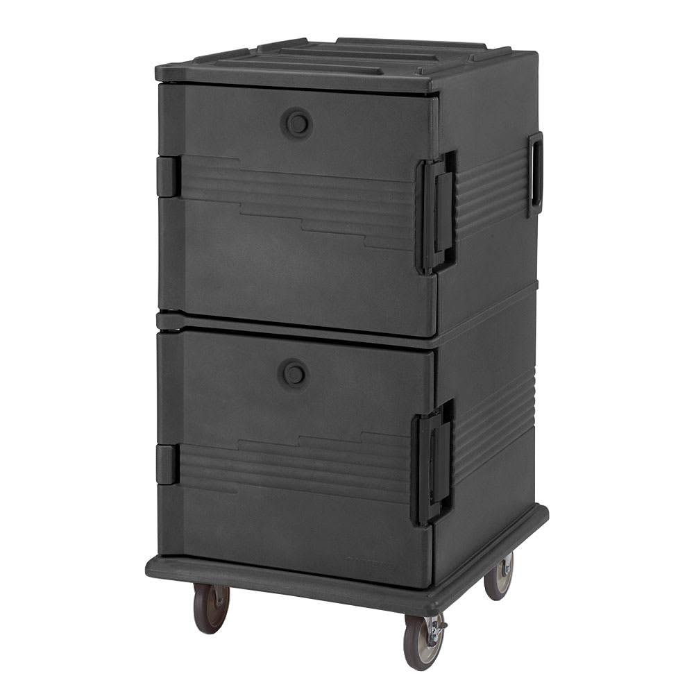 144-UPC1600110 Ultra Camcart® Insulated Food Carrier - 120 qt w/ 24 Pan Capacity, Black