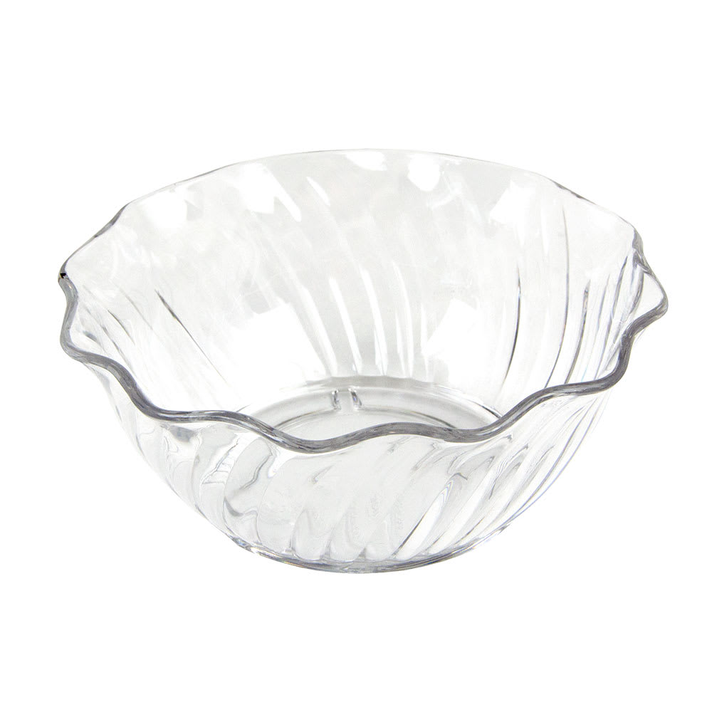 144-SRB13152 13 oz Swirl Bowl - Plastic, Clear