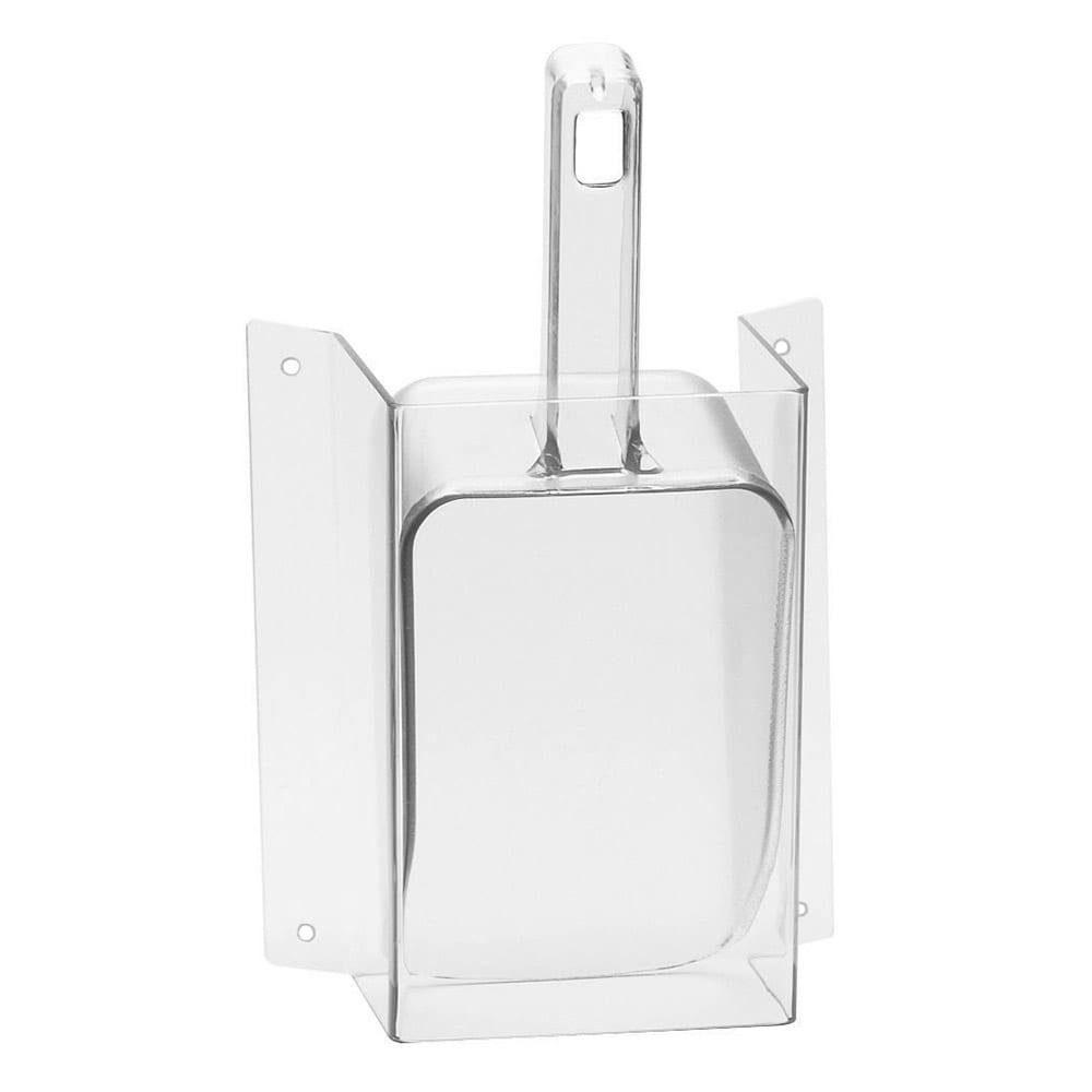 151-103132 Wall Mount Scoop Guard w/ 32 oz Scoop, Clear