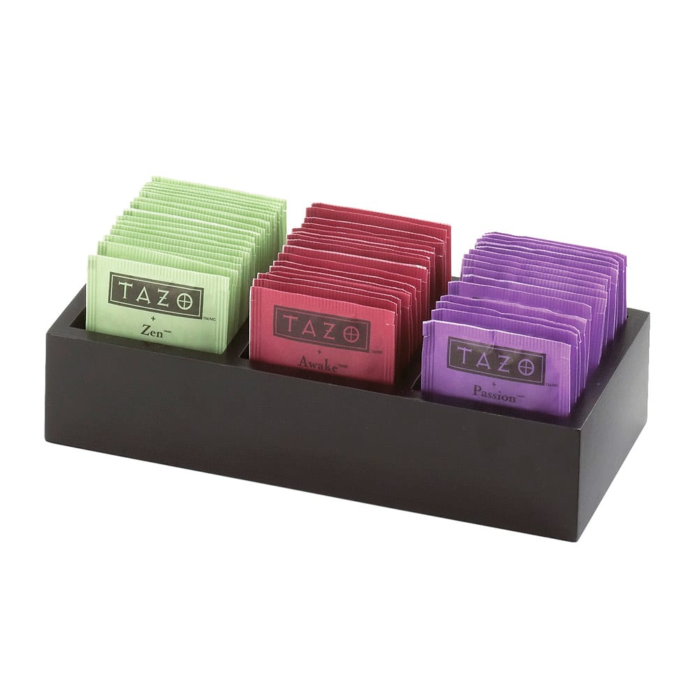 151-124696 Condiment Organizer w/ (3) Bins - Black