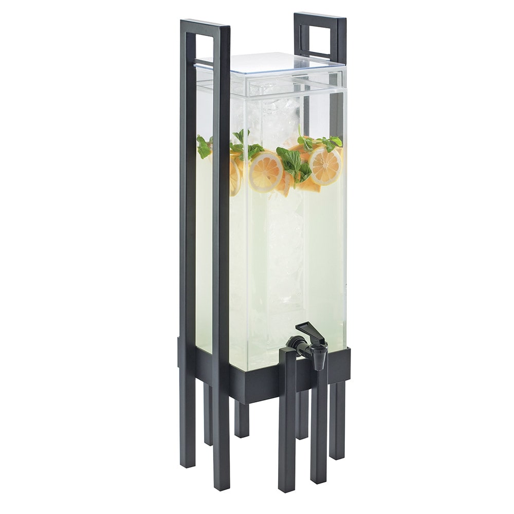 Cal-Mil 3302-3INF-13 3 gal Beverage Dispenser w/ Infuser - Plastic Container, Black Base