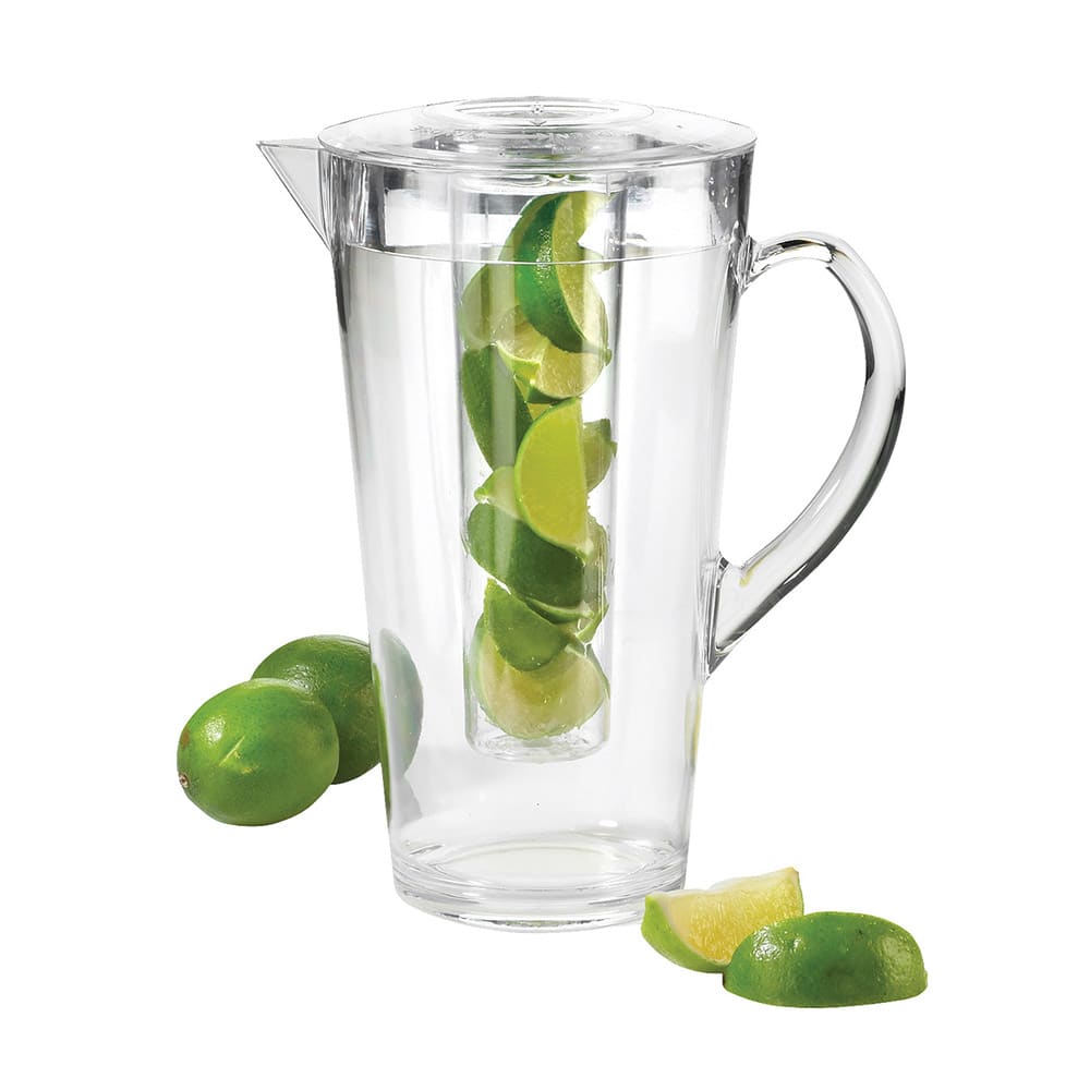 151-682FUSION 67 3/5 oz Plastic Pitcher w/ Infusion Chamber, Clear