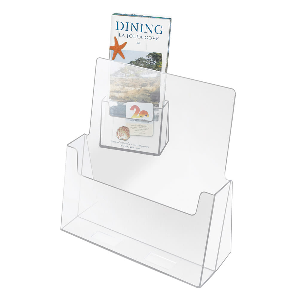 151-209 Tabletop Menu/Brochure Holder - 6" x 8 1/2", Acrylic