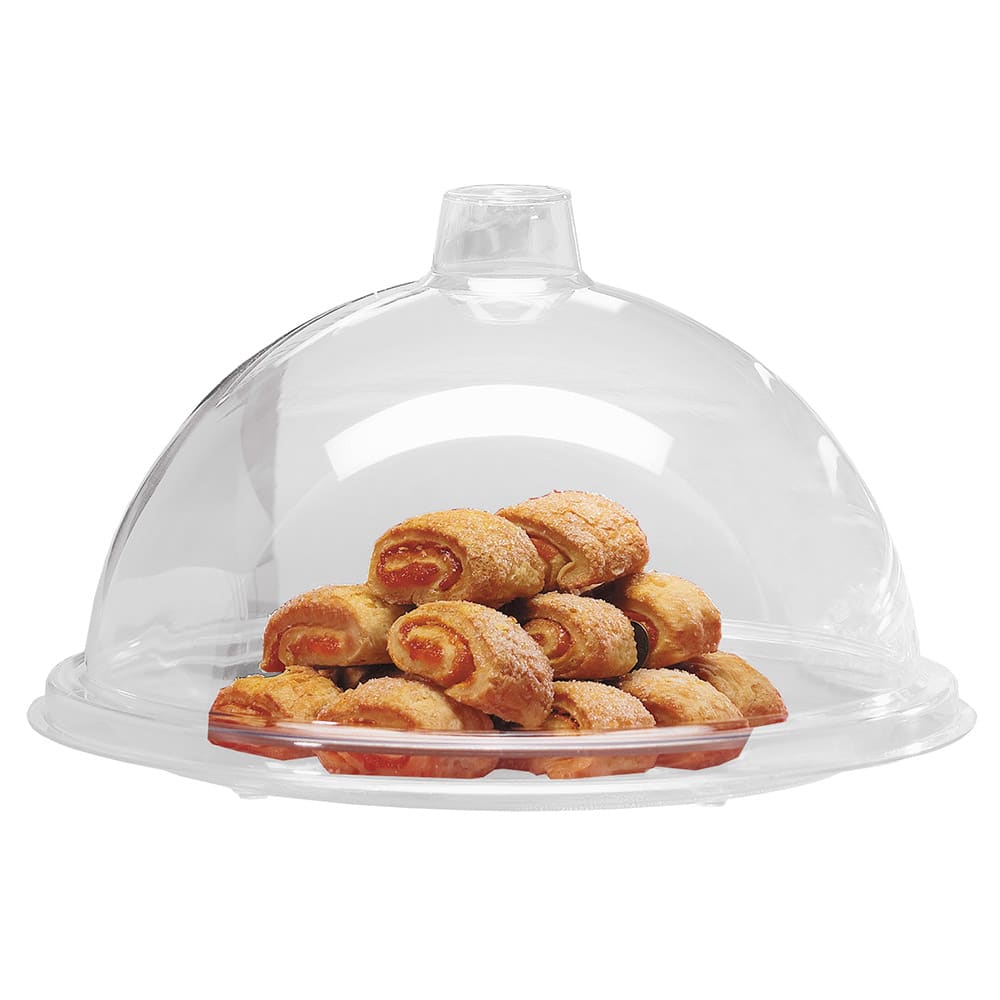 Cal-Mil 311-12 12" Dome Type Gourmet Cover, Clear Acrylic
