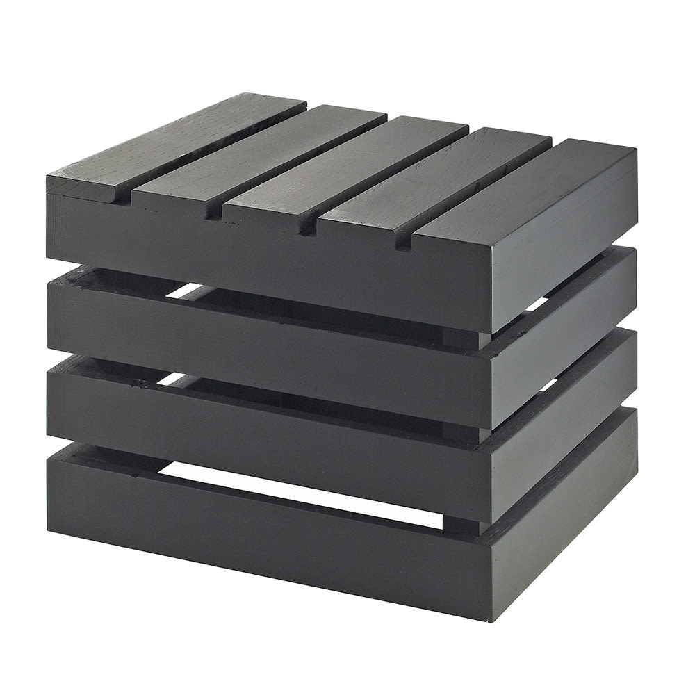 151-33321096 Square Crate Riser - 12x12x10", Midnight Bamboo