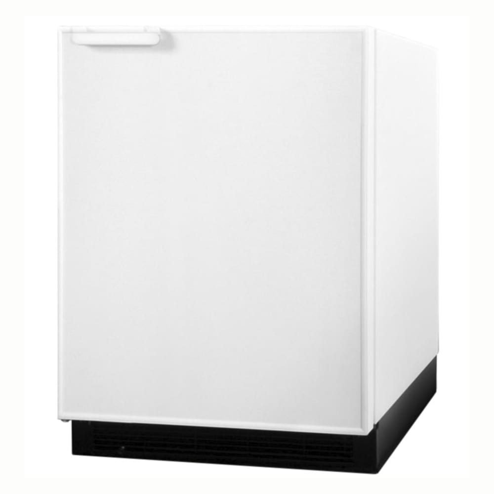 162-BI605R Undercounter Refrigerator Freezer w/ Manual Defrost, White, 115v
