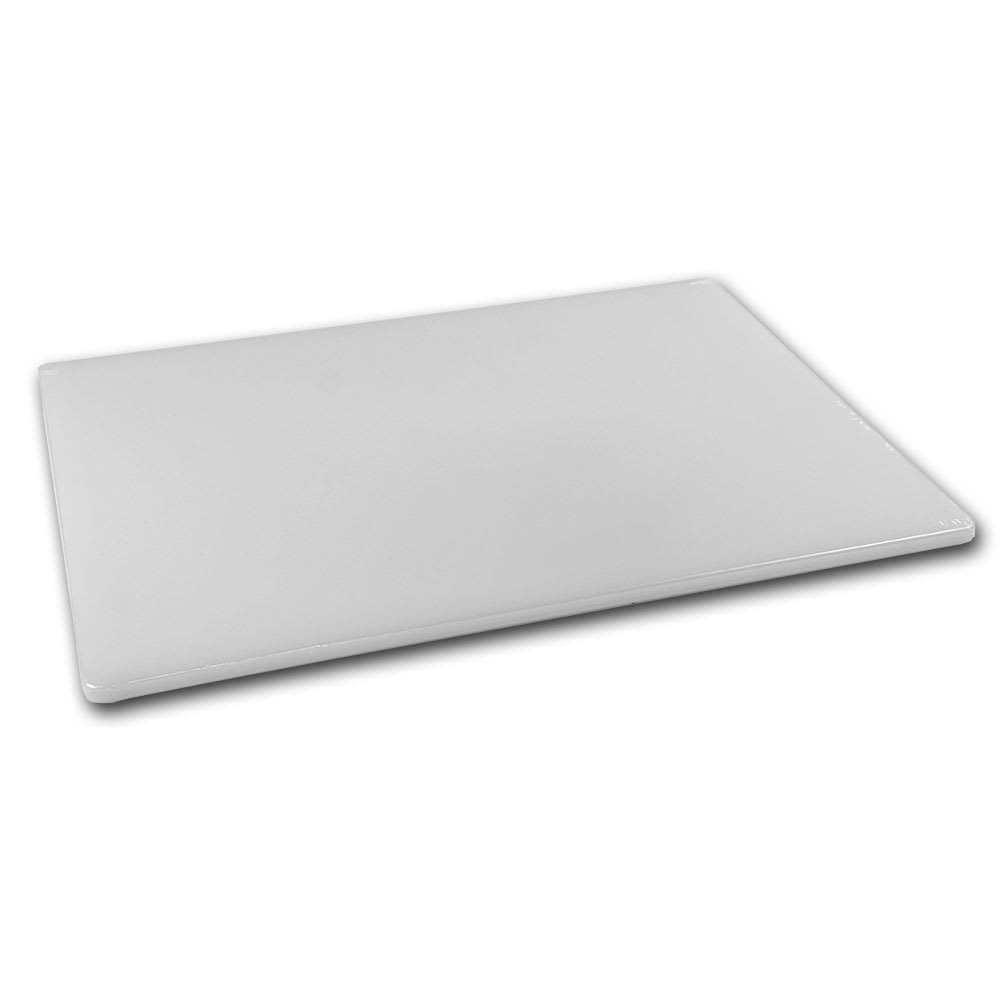 158-PER1218MD Cutting Board, Med Density, 12 x 18 x 1/2 in, White