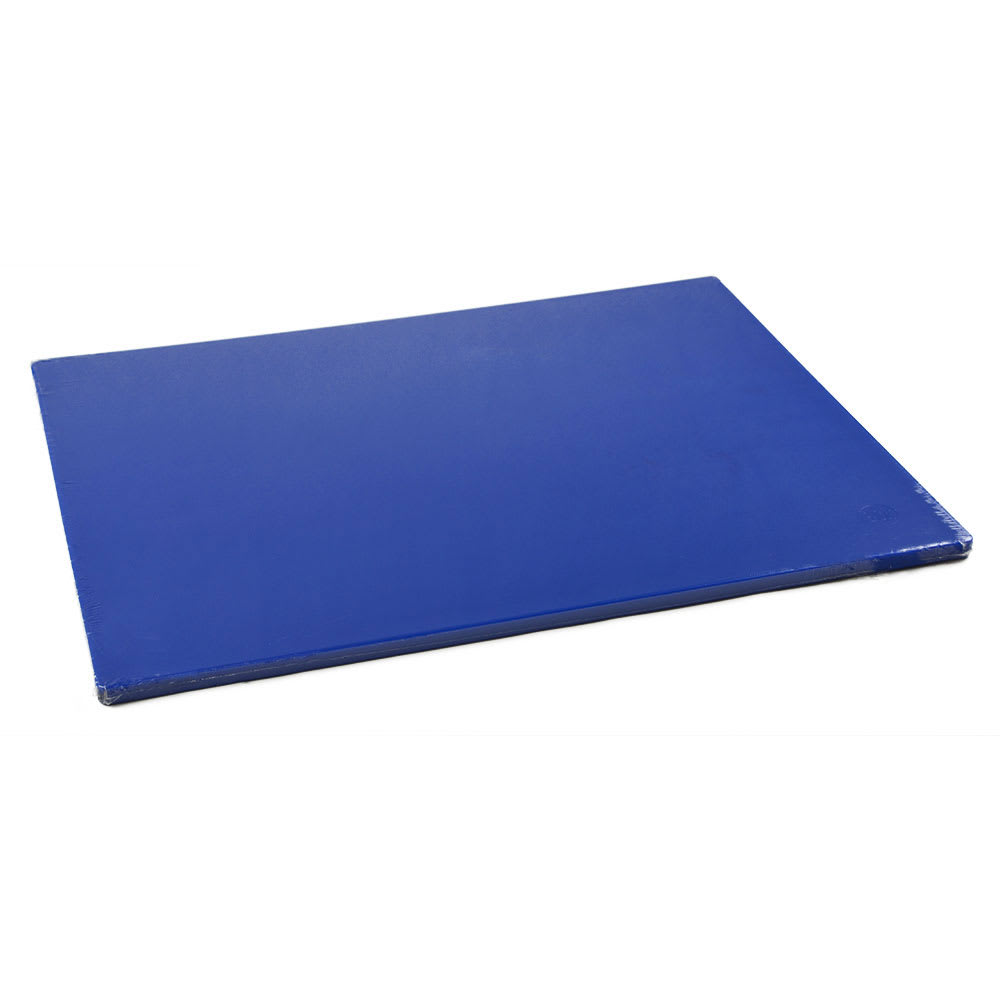 158-PER1824MBL Cutting Board w/ Non Skid Surface, Medium Density, 18 x 24 x 1/2", Blue