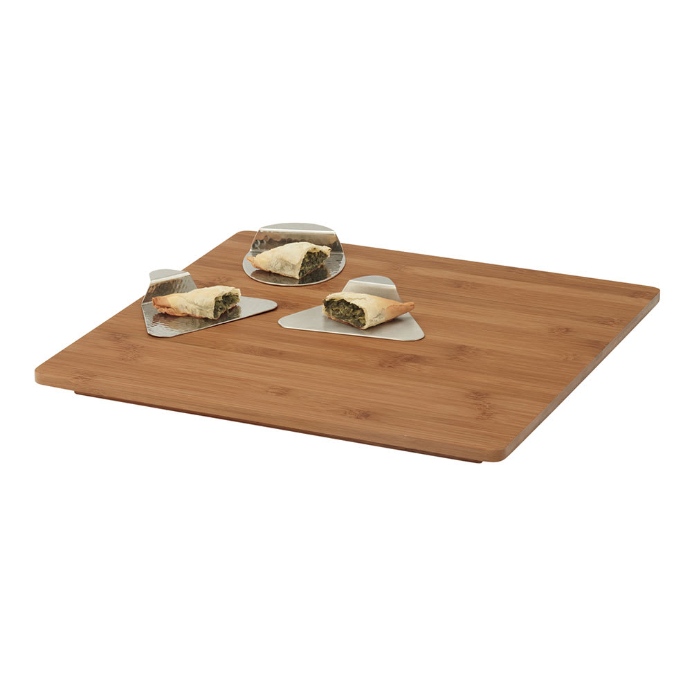 166-BAM141 14 3/8" Square Bamboo Bowl