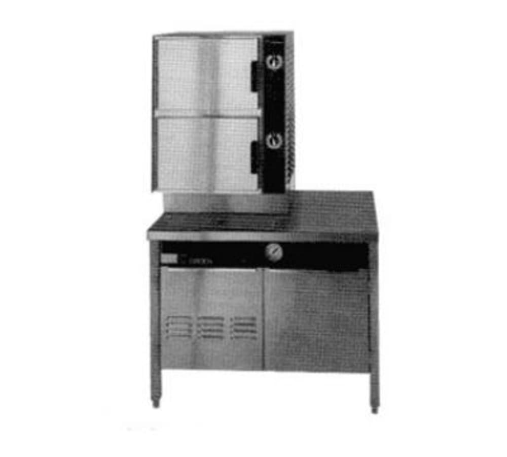 167-HY6SE36 (6) Pan Convection Steamer - Cabinet, Includes Worktop, 208v/3ph
