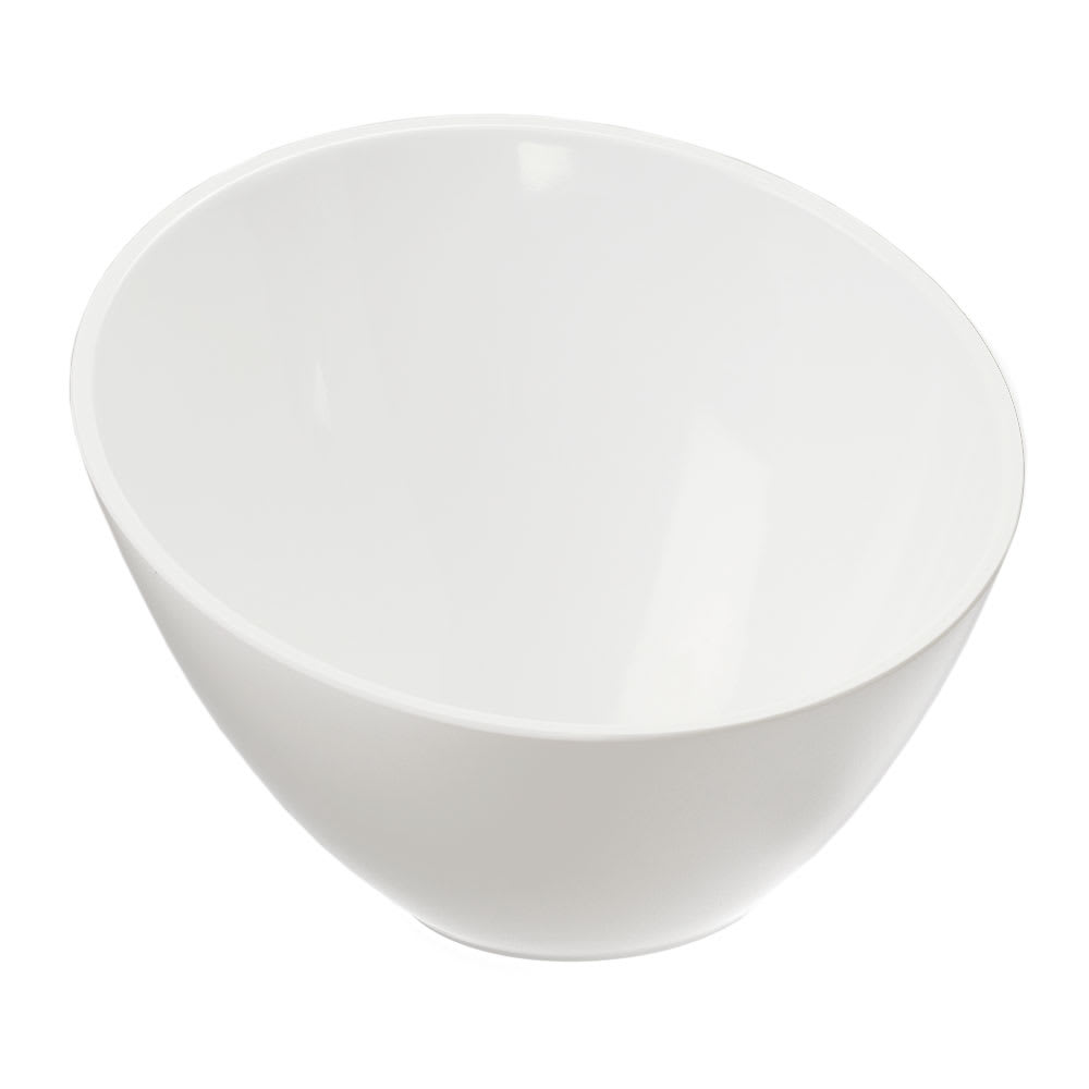 166-MELSL52 11 oz Round Melamine Bowl, White