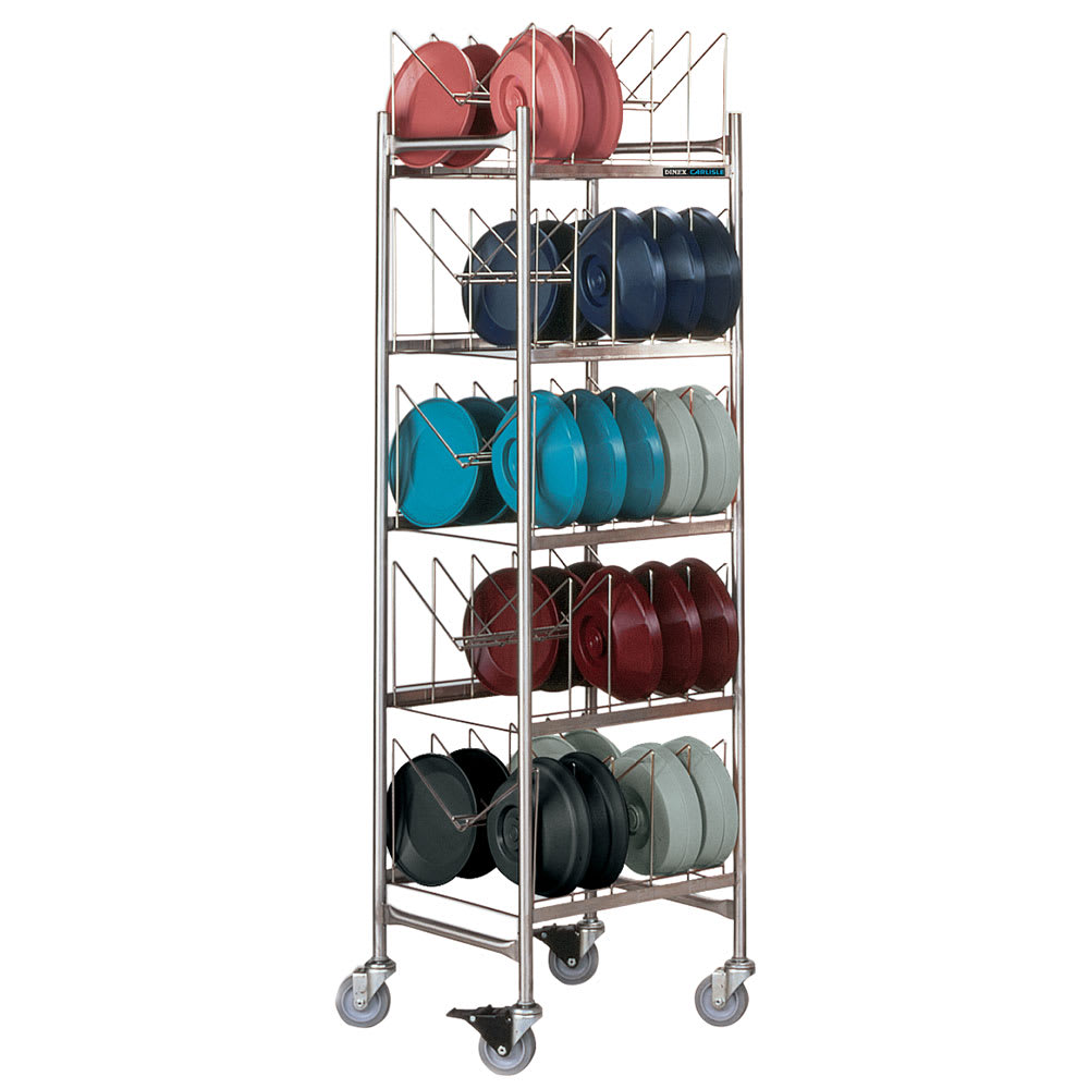 Dinex DXIBDRS270 5 Level Mobile Drying Rack for Dishes