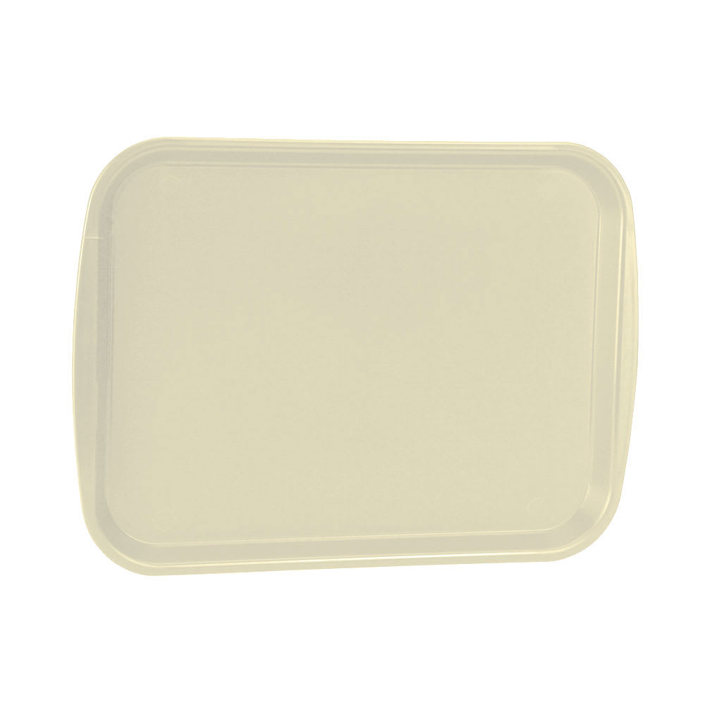 175-121632 Plastic Fast Food Tray - 17 1/10" L x 12 1/10" W, Beige