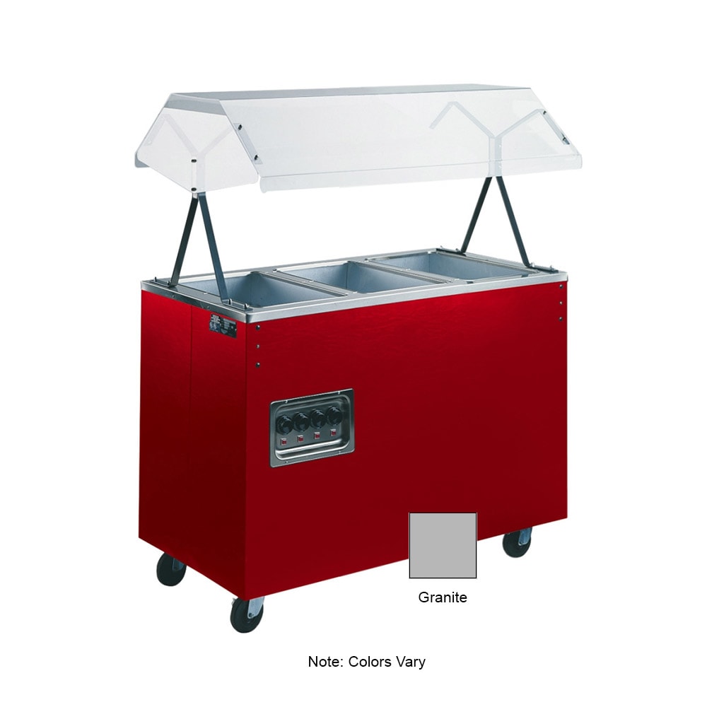 175-38729 46" Hot Food Table w/ (3) Wells & Enclosed Base, 120v