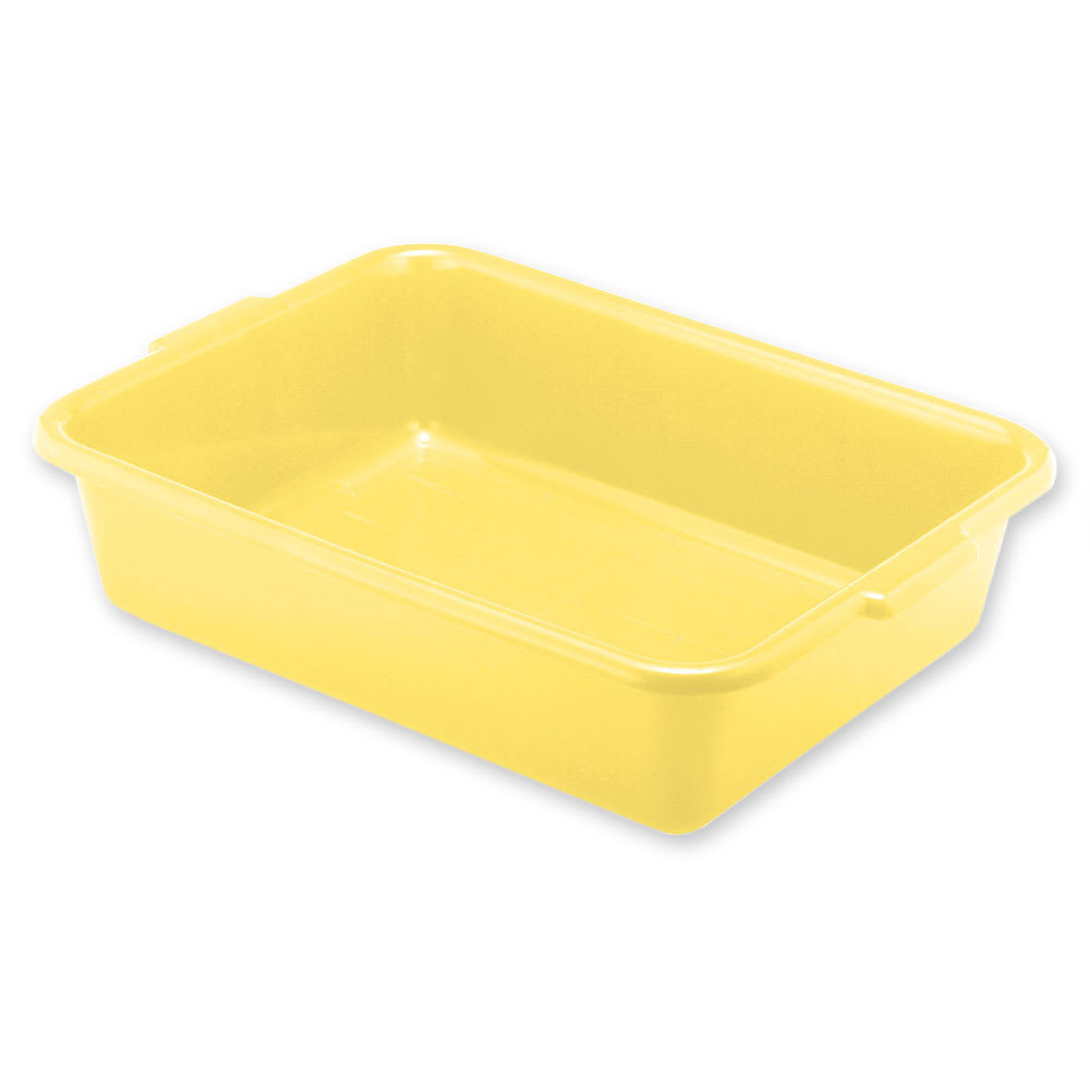 175-1521C08 Food Storage Box - Handles, 15x20x5", Plastic, Yellow