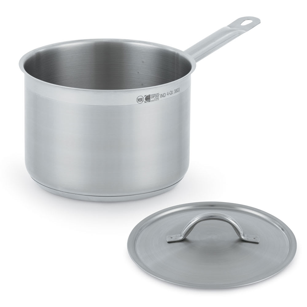 Stainless Steel Saucepan with Lid, Induction Ready