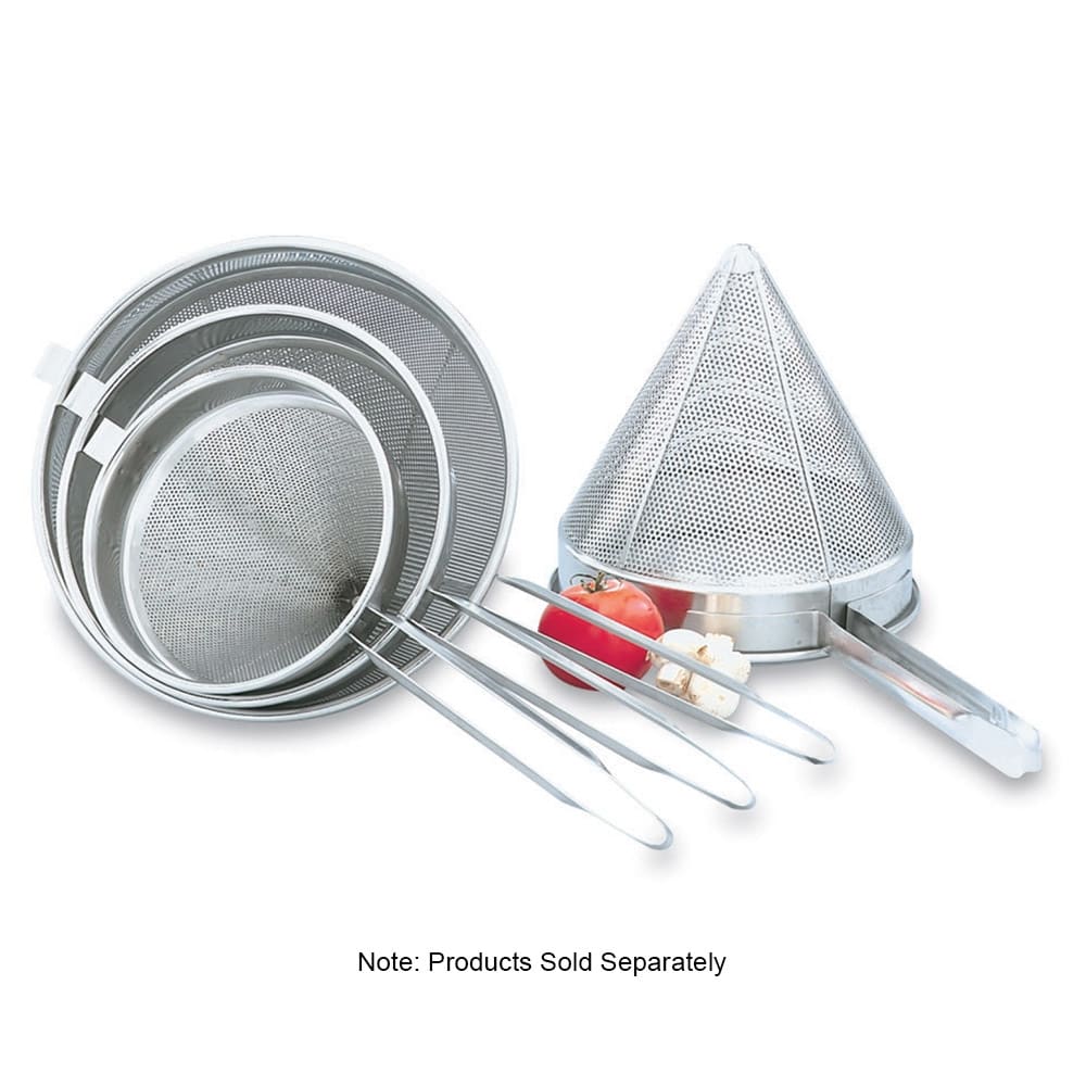 175-47176 8" Coarse China Cap Strainer, Stainless