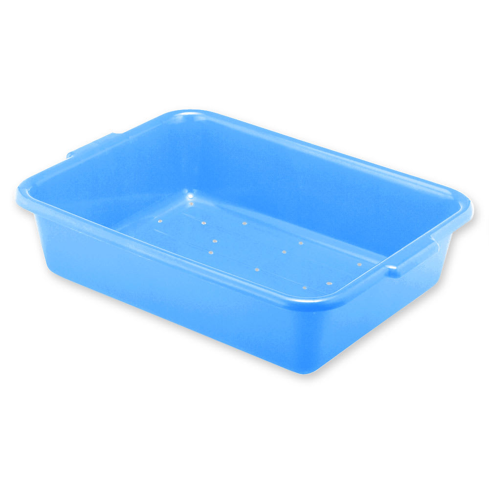 175-1511C04 Drain Box - Handles, 20x15x5", Blue