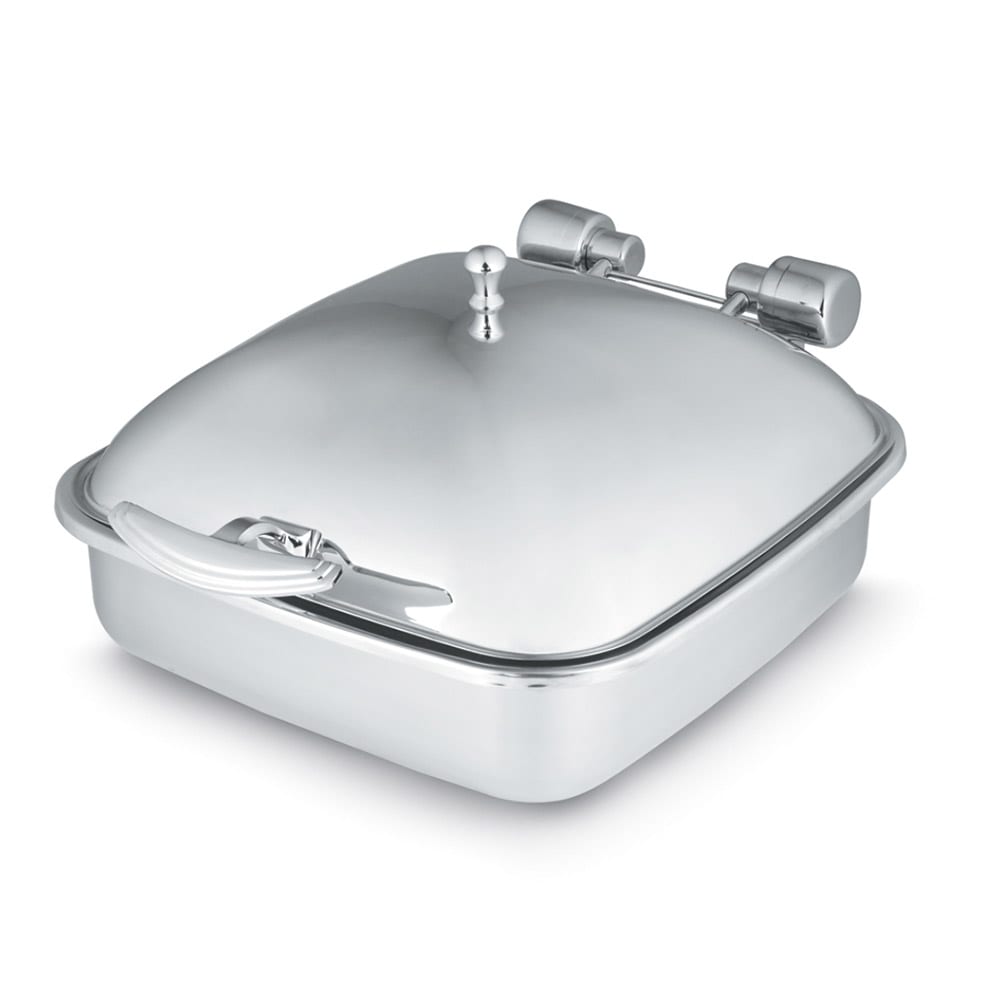 175-46132 Square Chafer w/ Hinged Lid & Induction Heat