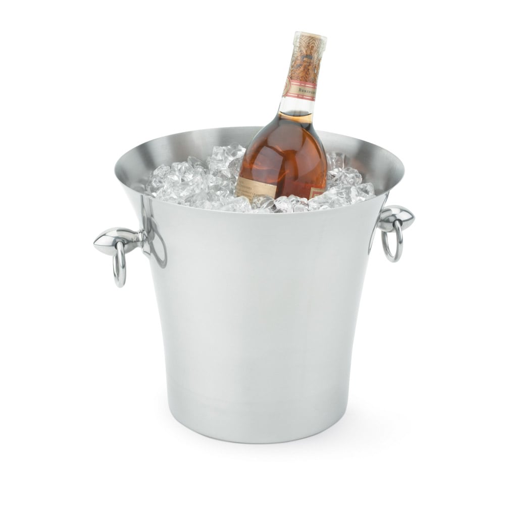 175-47617 8 3/4" Fluted Wine Bucket - Stainless Steel, Mirror Finish