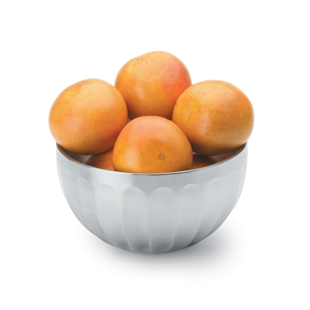 175-47687 3 2/5 qt Round Insulated Serving Bowl - MirrorFinish Stainless