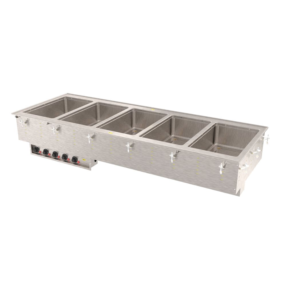 175-36408 Drop-In Hot Food Well w/ (5) Full Size Pan Capacity, 208v/1ph