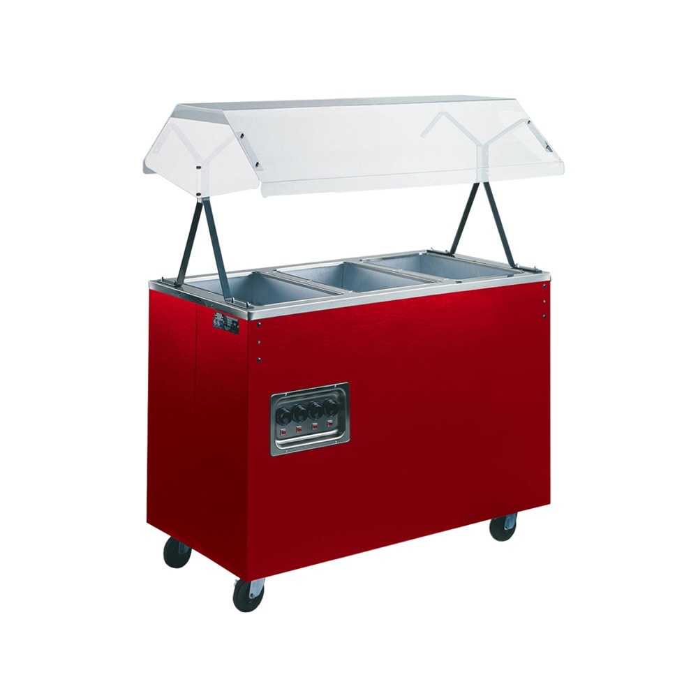 175-38767 46" Hot Food Table w/ (3) Wells & Enclosed Base, 120v
