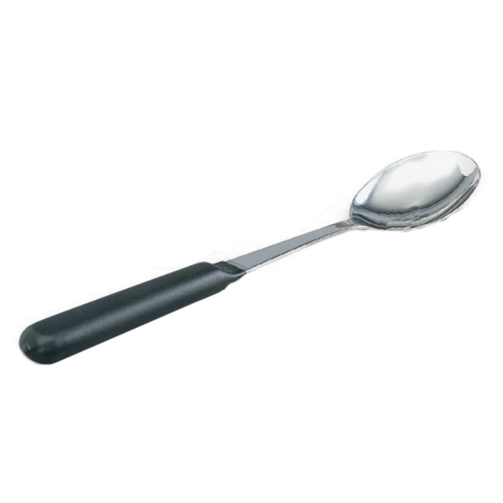 175-46917 11 5/8" Solid Serving Spoon - Hollow Handle, Black