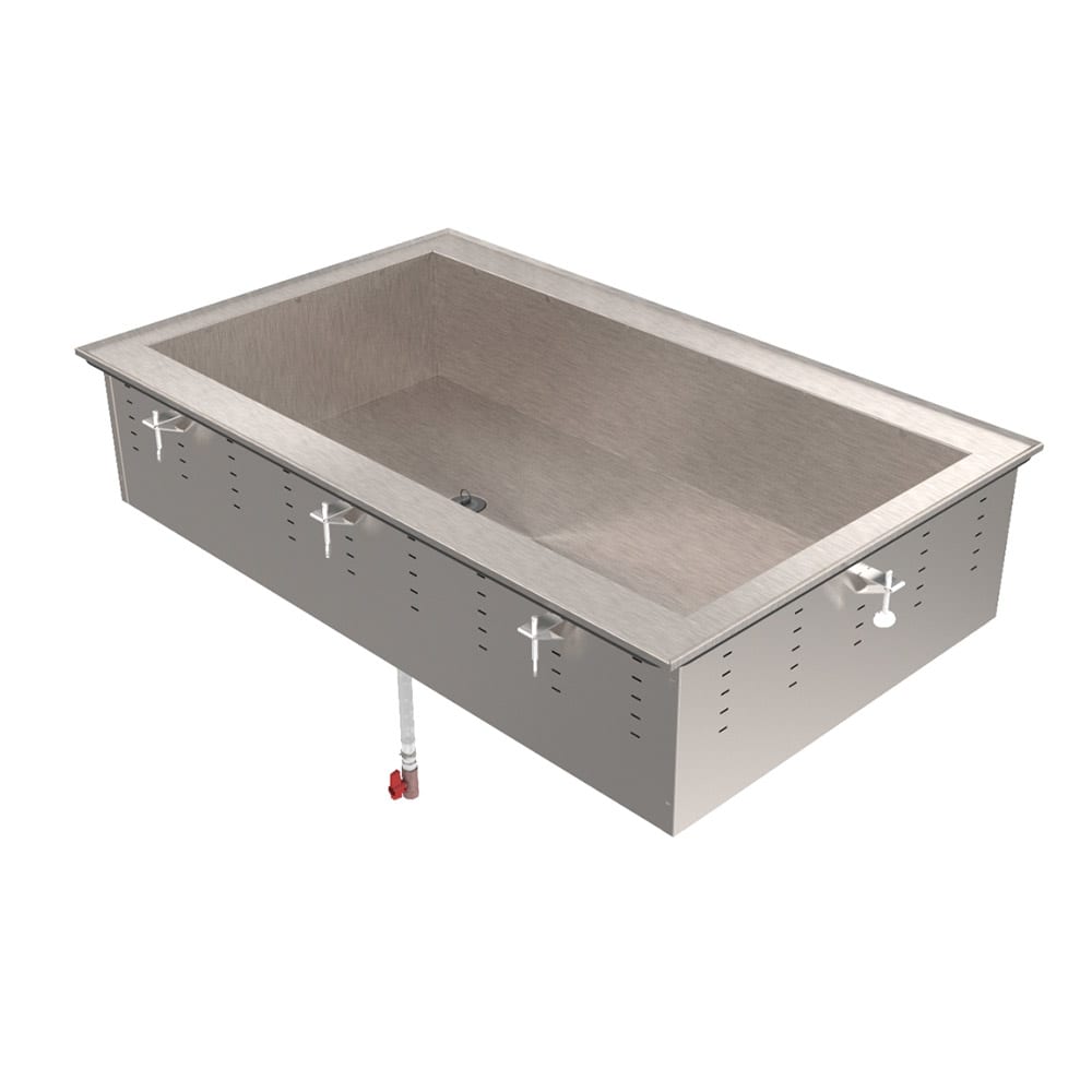175-36660 89" Drop-In Cold Well w/ (4) Pan Capacity, Ice Cooled