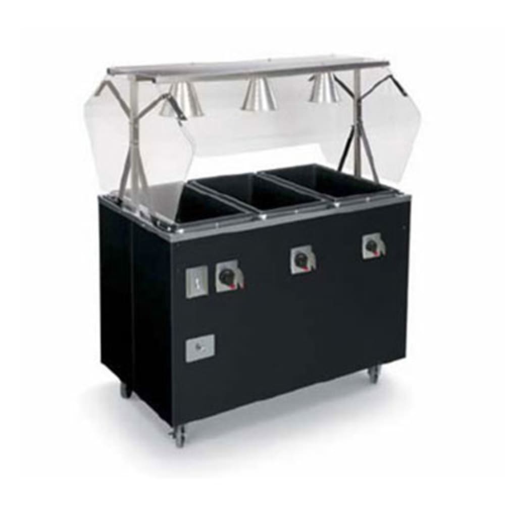 175-38709 46" Hot Food Table w/ (3) Wells & Enclosed Base, 120v