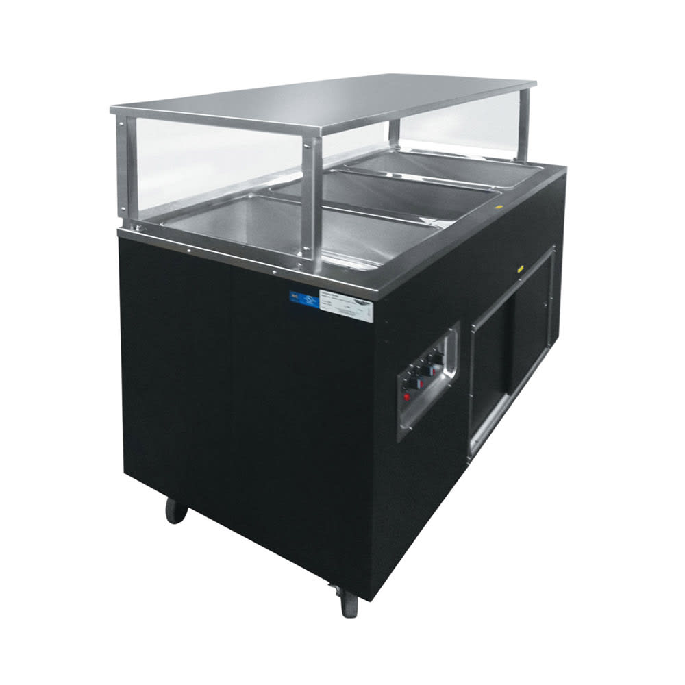 175-39709 46" Hot Food Table w/ (3) Wells & Enclosed Base, 120v
