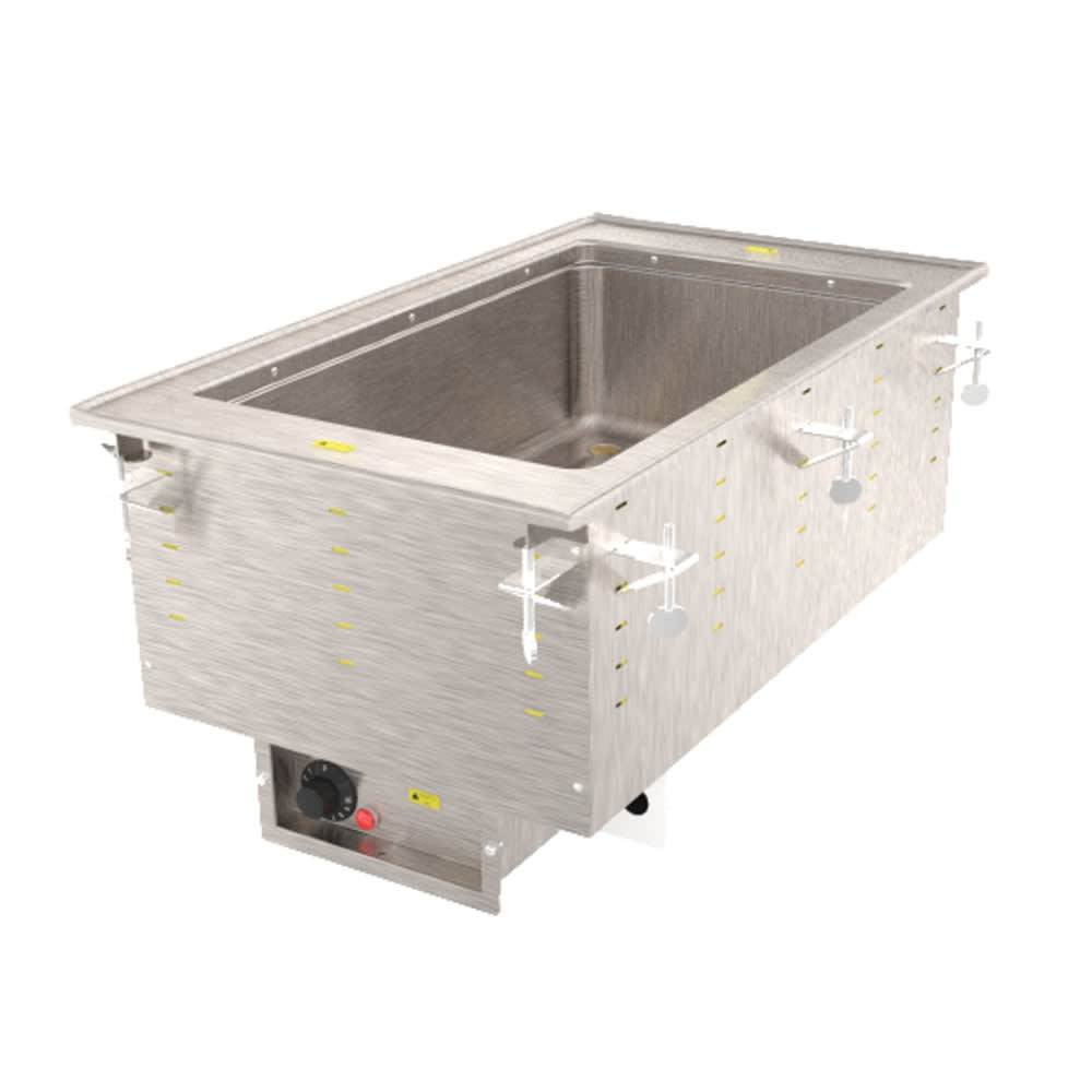 175-3646701 Drop-In Hot Food Well w/ (1) Full Size Pan Capacity, 208 240v/1ph