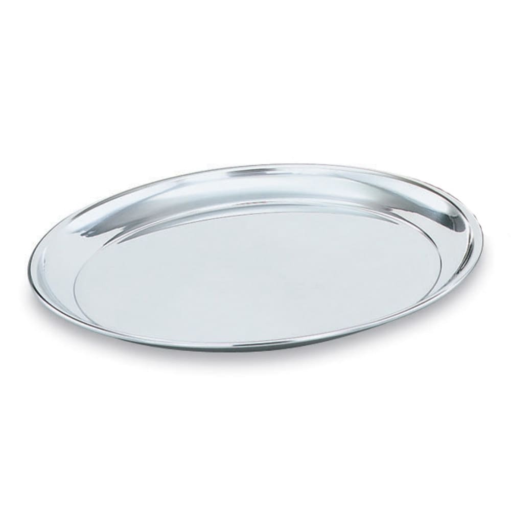 175-47214 13 7/8" Round Serving Tray - Stainless