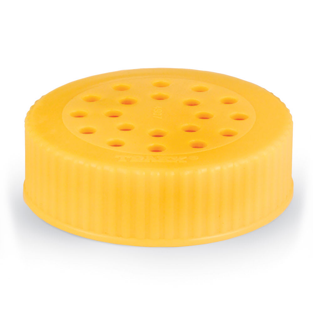 175-490708 Shaker Dredge Lid - Large, Plastic Yellow