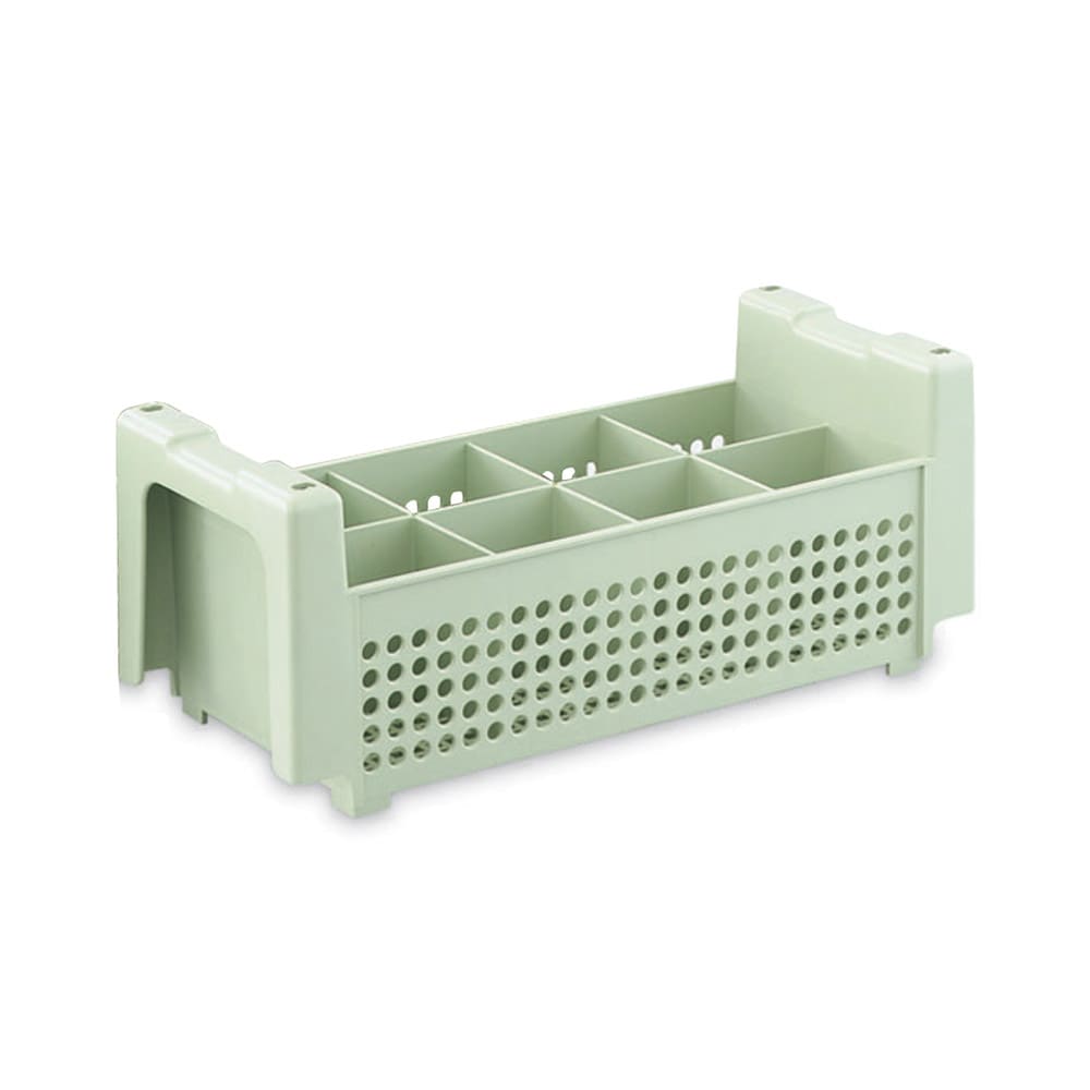 175-52640 Flatware Basket - 8 Compartment, Green