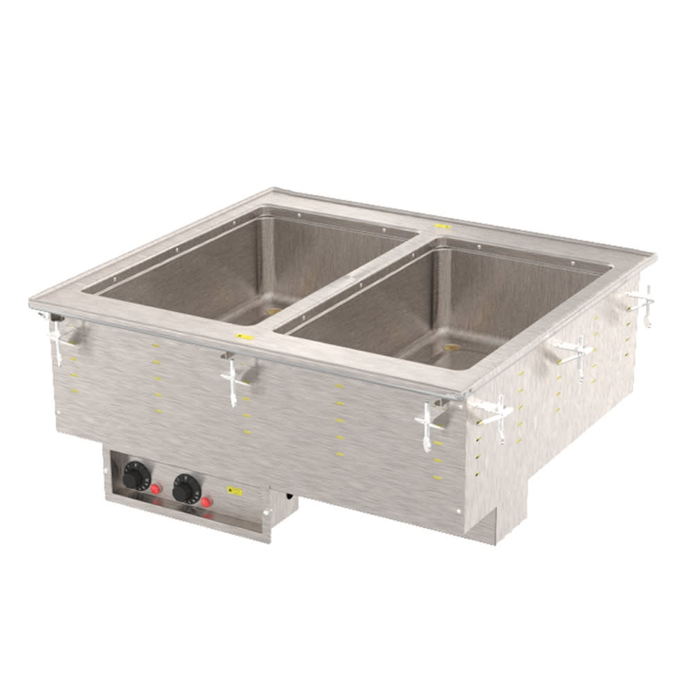 175-36472 Drop-In Hot Food Well w/ (2) Full Size Pan Capacity, 240v/1ph