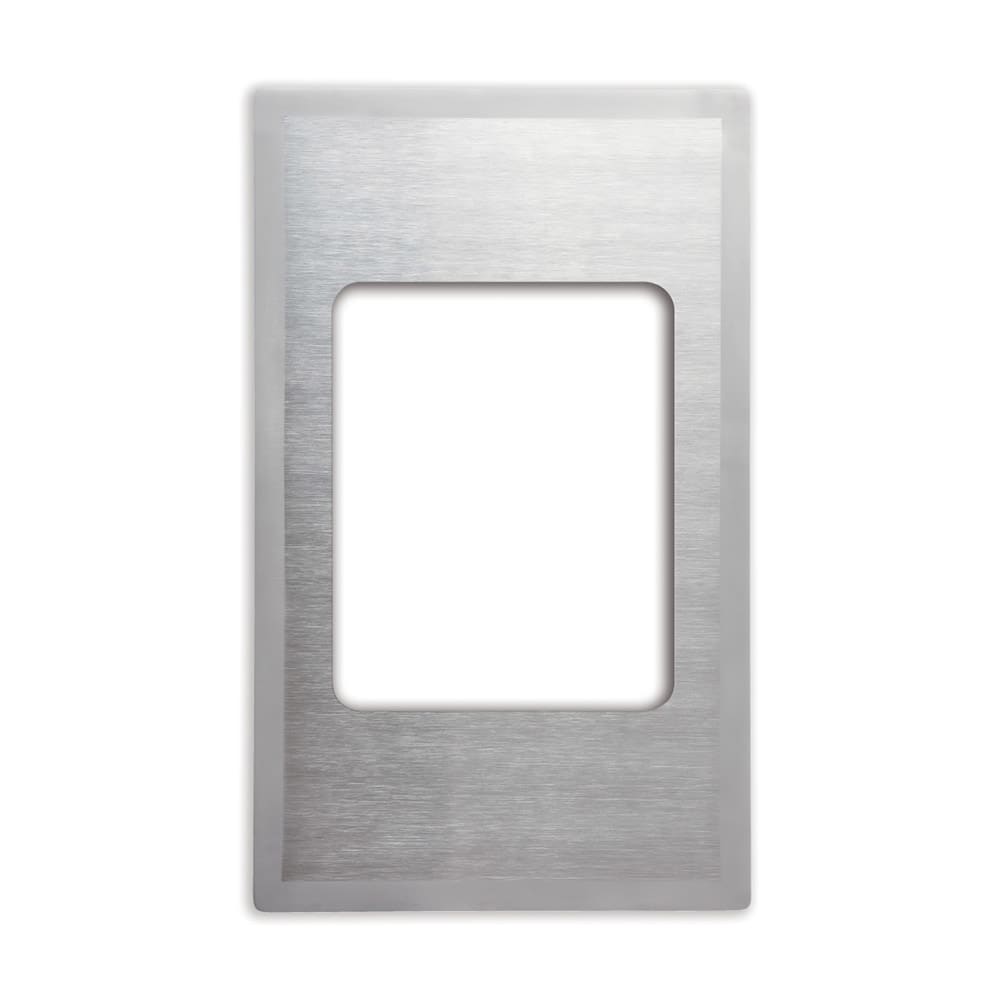 175-8242816 Miramar Single-Size Template - (1) Small Food Pan, Satin-Edge Stainless