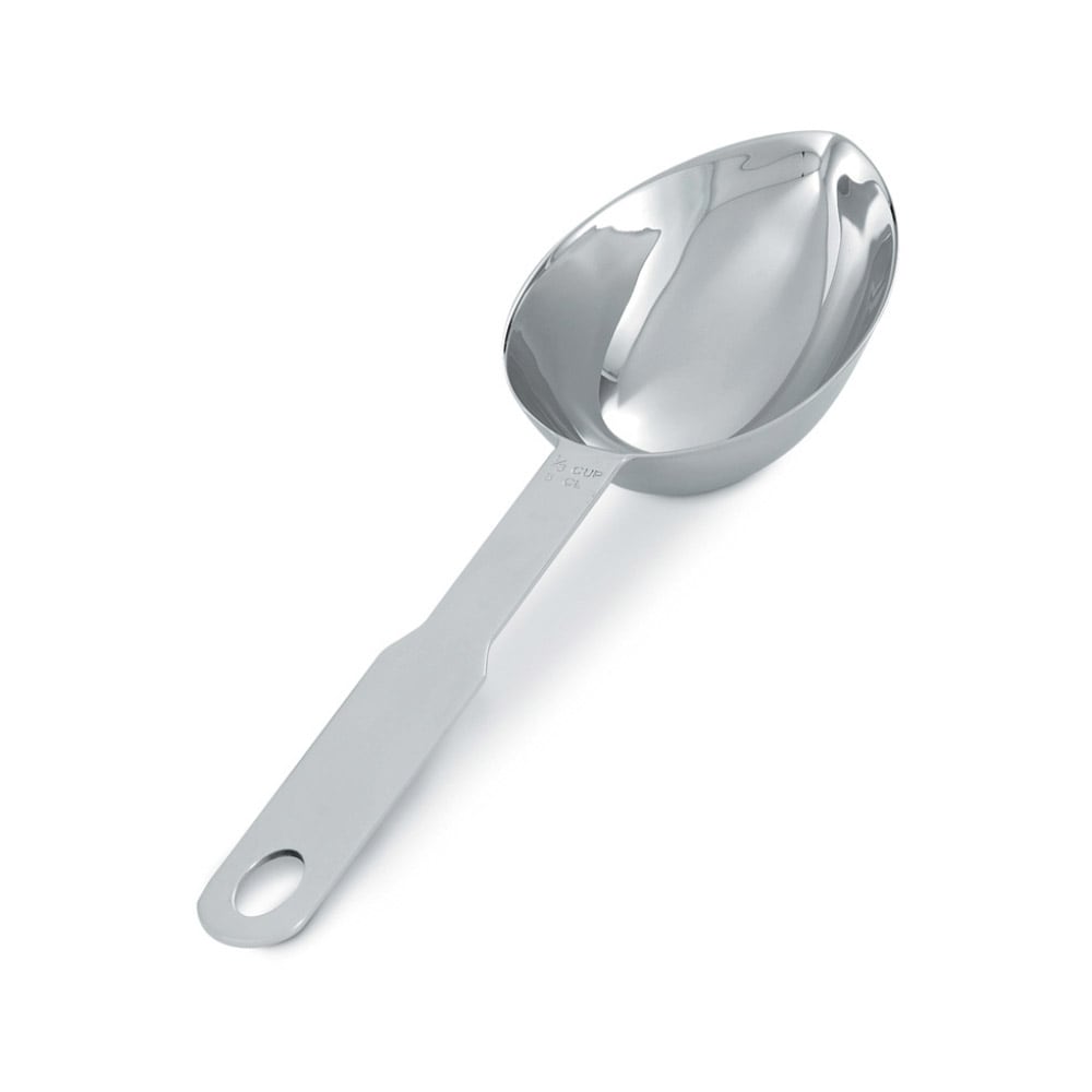 175-47057 1/3 Cup Measuring Scoop/Cup - Stainless