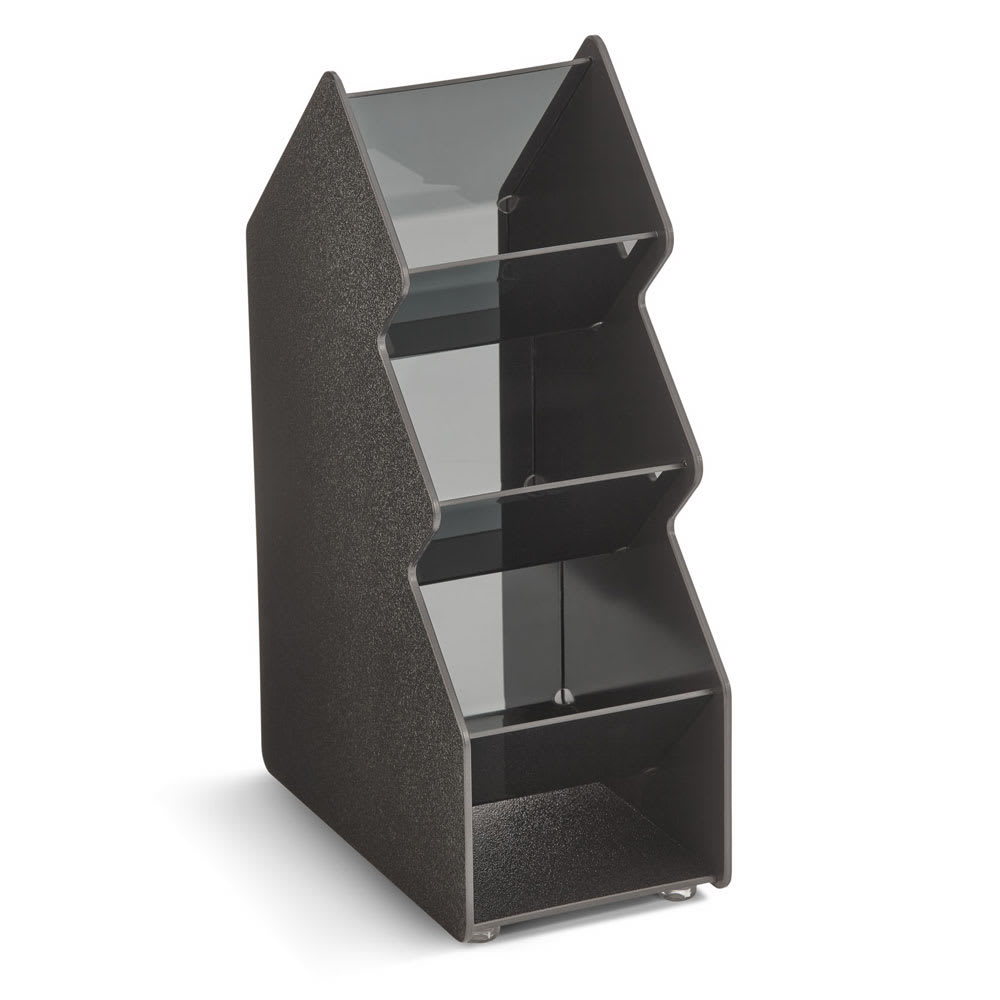 175-CTC3V Condiment Organizer w/ (3) Bins - Black