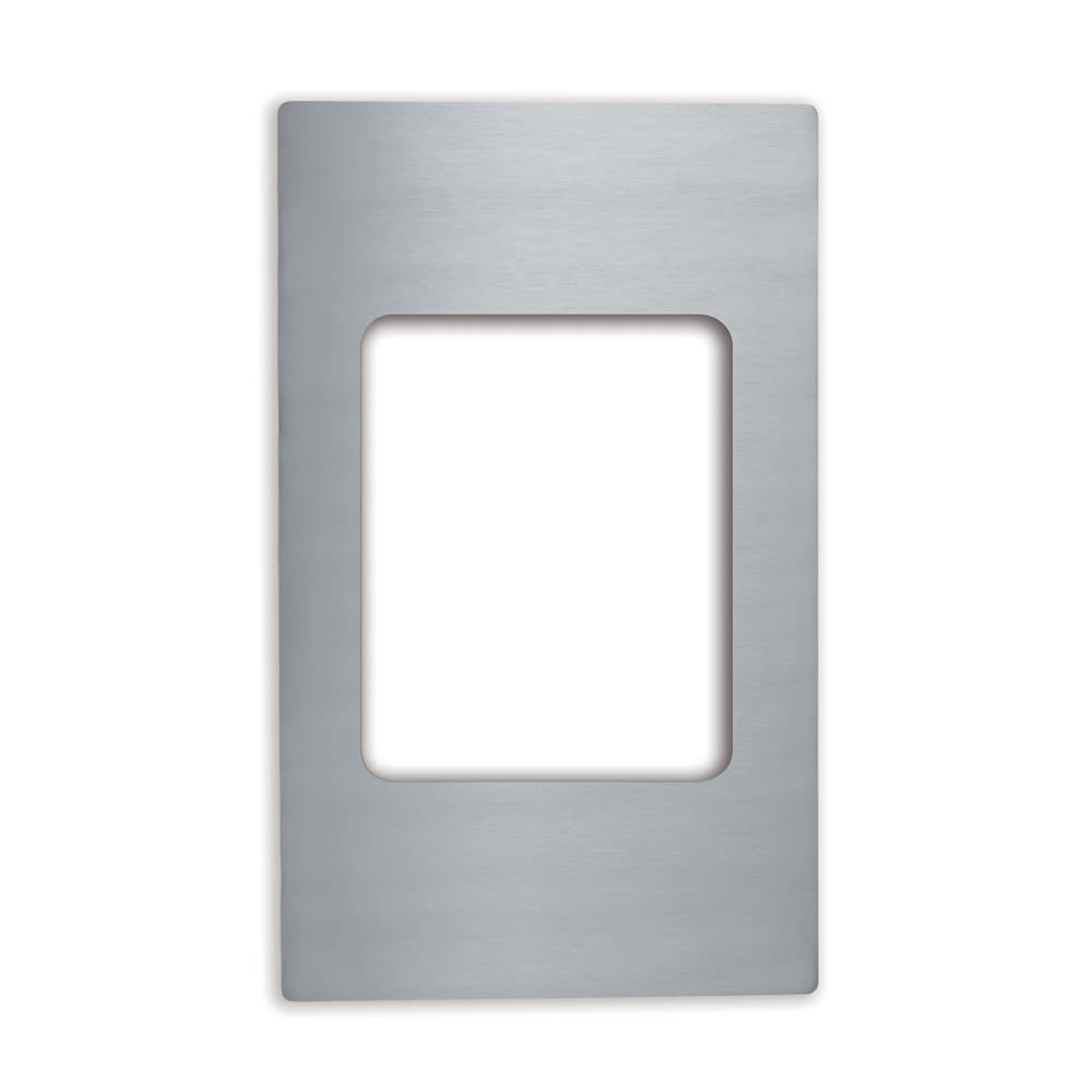 175-8242814 Miramar® Template - (1) Small Rectangle Pan, 21 1/8" x 12 3/4", Stainless