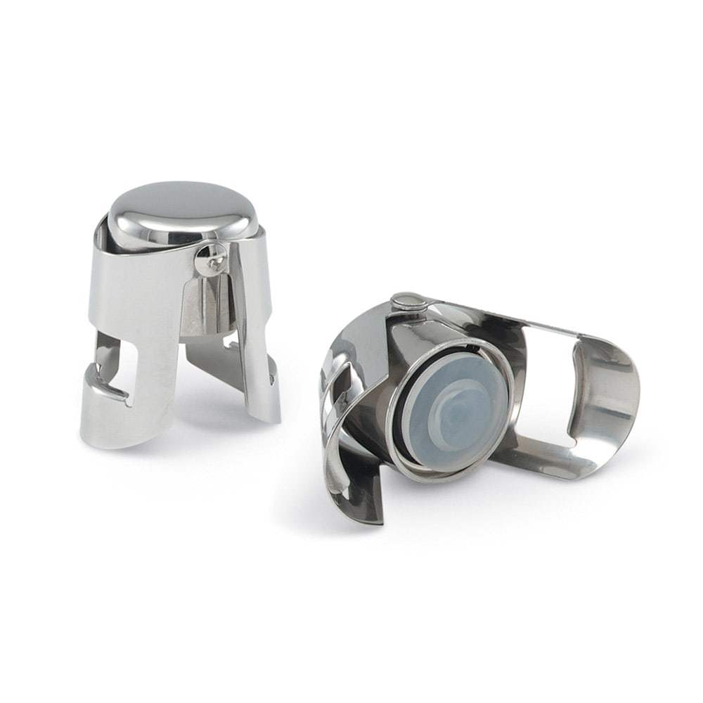 175-47603 Champagne Stopper - Butterfly-Style, Mirror-Finish Stainless