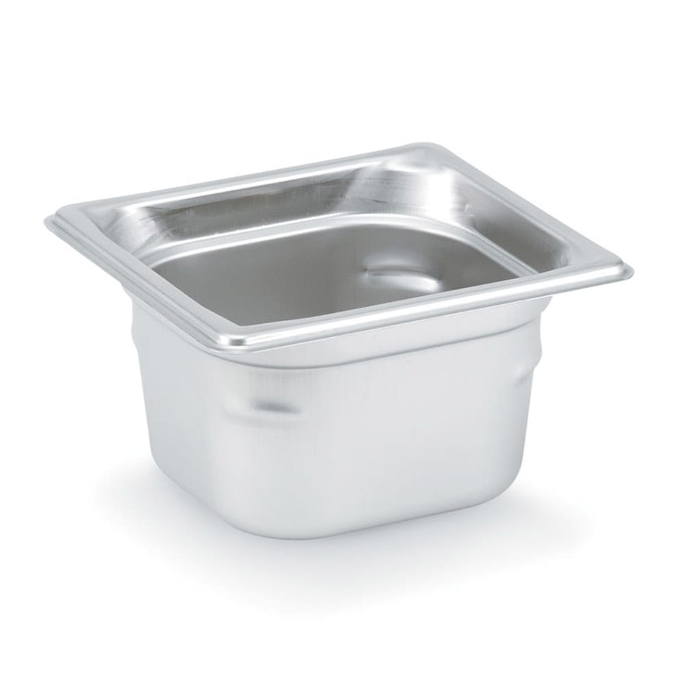 175-90682 Super Pan 3® Sixth Size Steam Pan - Stainless Steel