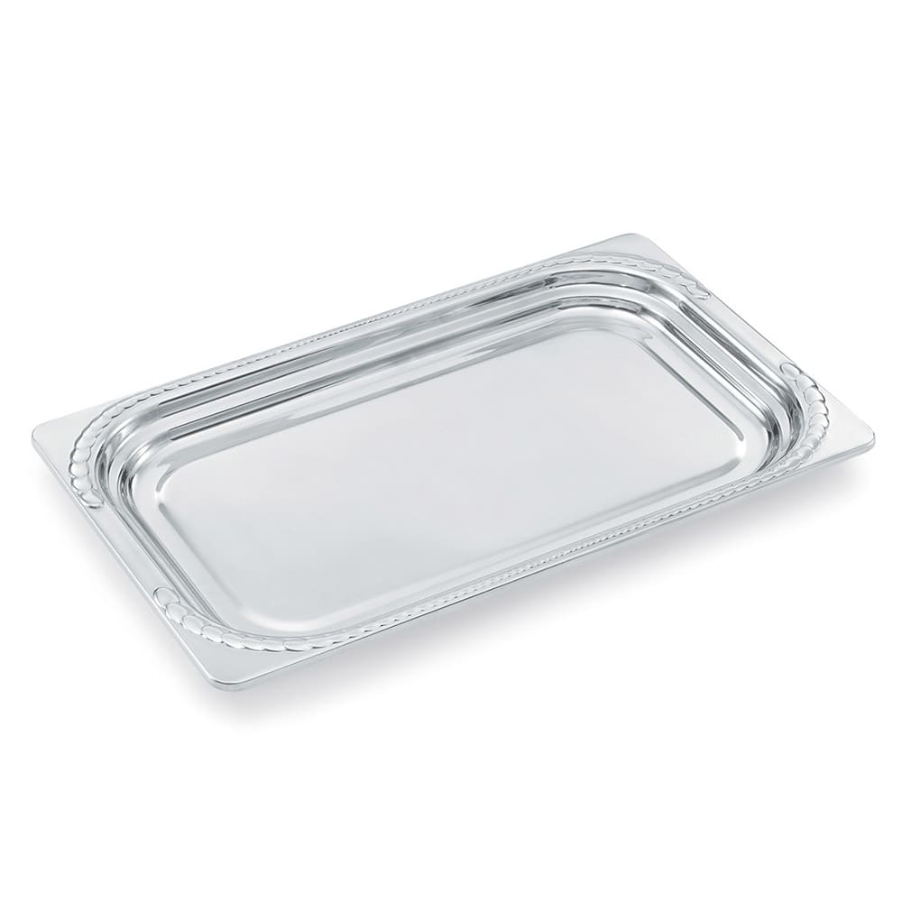 175-8230310 2 9/10 qt Decorative FullSize Rectangular Pan - Stainless