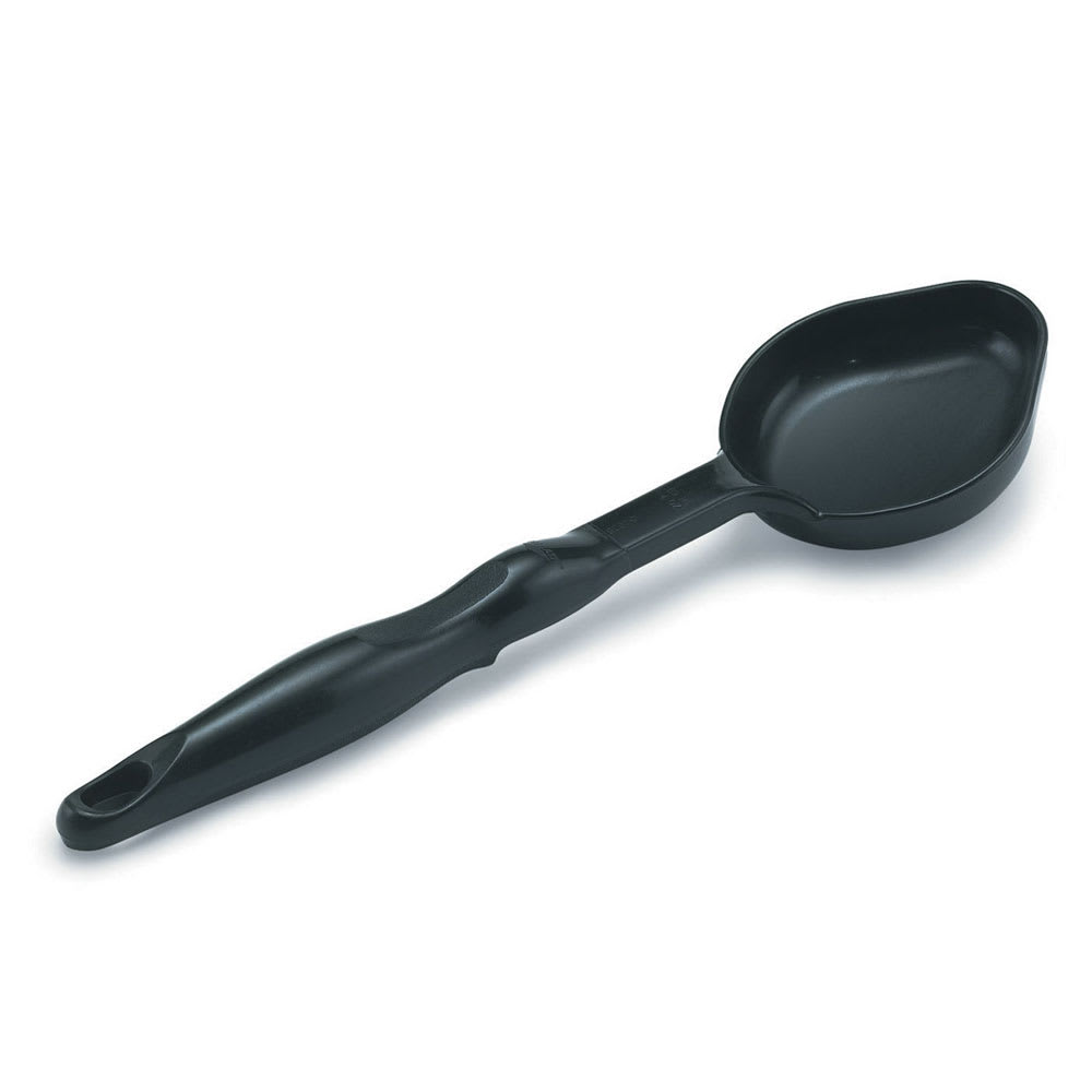 175-5292820 4 oz Oval Solid Spoodle - Black